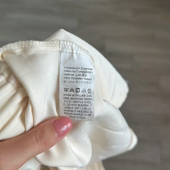 Cream Shorts Bermudas Skorts High Waist / Size S - Picture 6 of 14